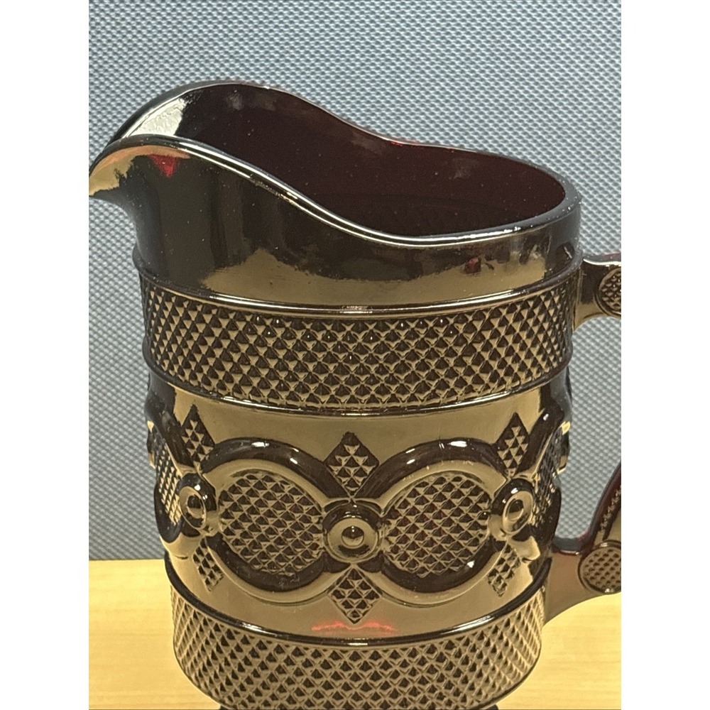 Avon 1876 Cape Cod Ruby Red Collection Pitcher - Picture 8 of 15